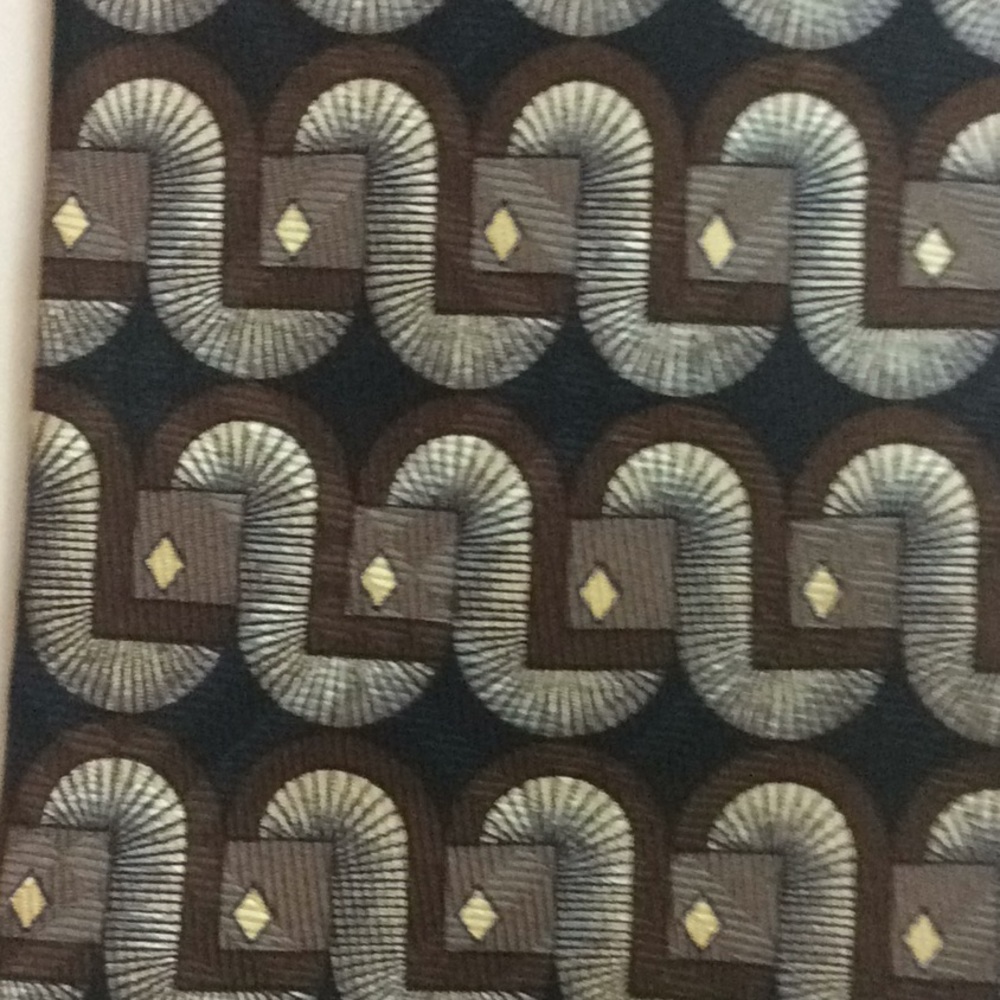 Vintage Robert Talbott Studio Necktie Geometric - image 8